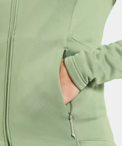 Didriksons Women's Anneli Full Zip 3 Light Moss
