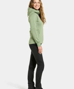 Didriksons Women's Anneli Full Zip 3 Light Moss