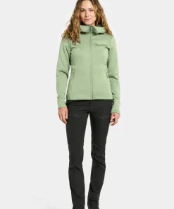 Didriksons Women's Anneli Full Zip 3 Light Moss