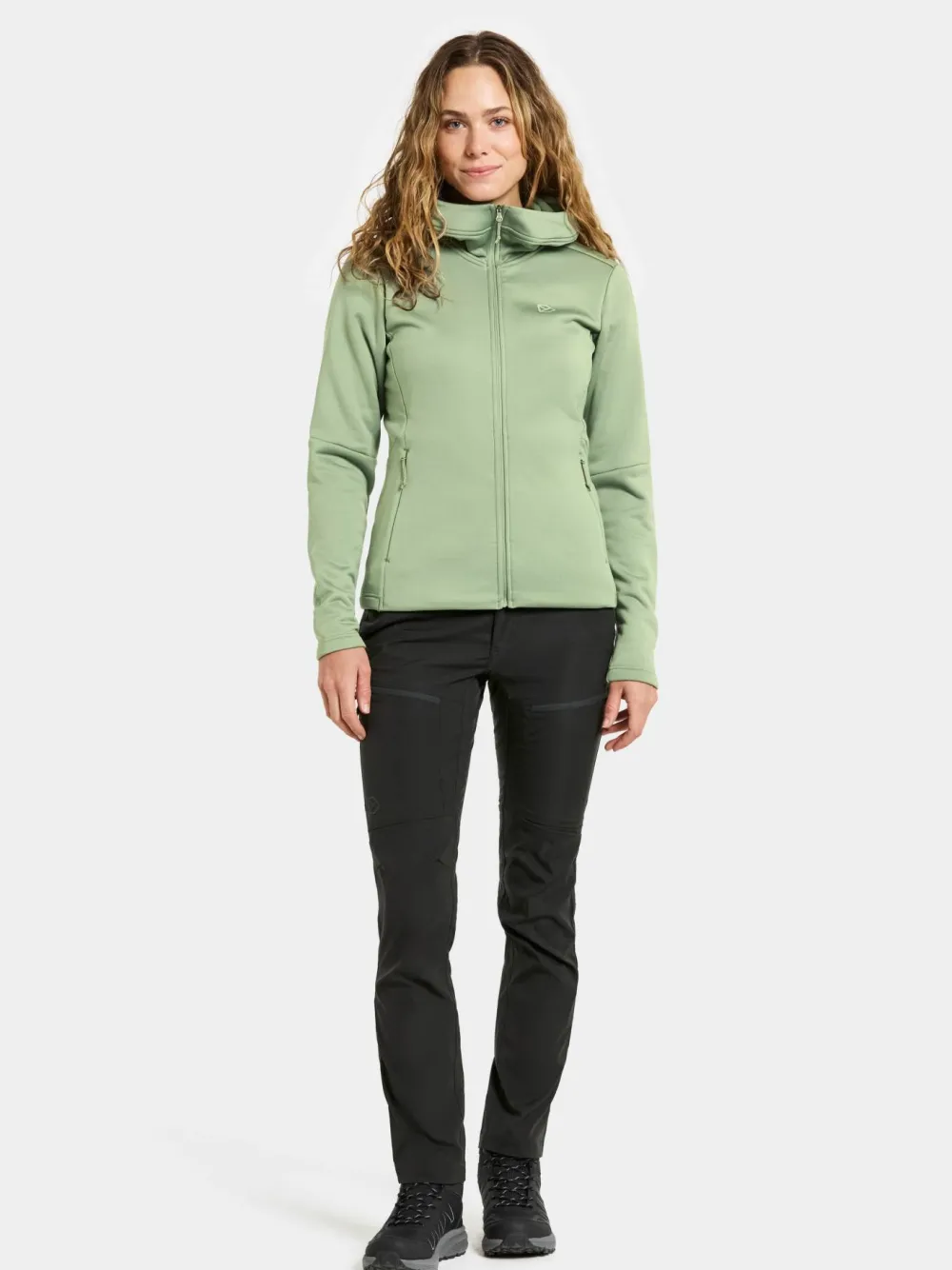 Didriksons Women's Anneli Full Zip 3 Light Moss