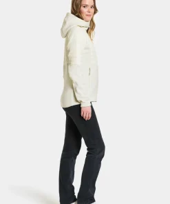 Didriksons Women's Annema Full Zip 6 Shell White