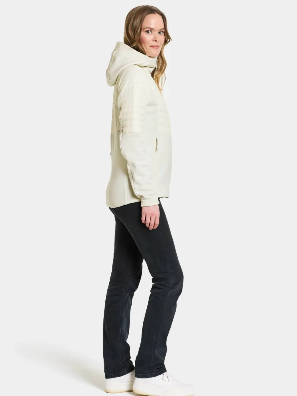 Didriksons Women's Annema Full Zip 6 Shell White