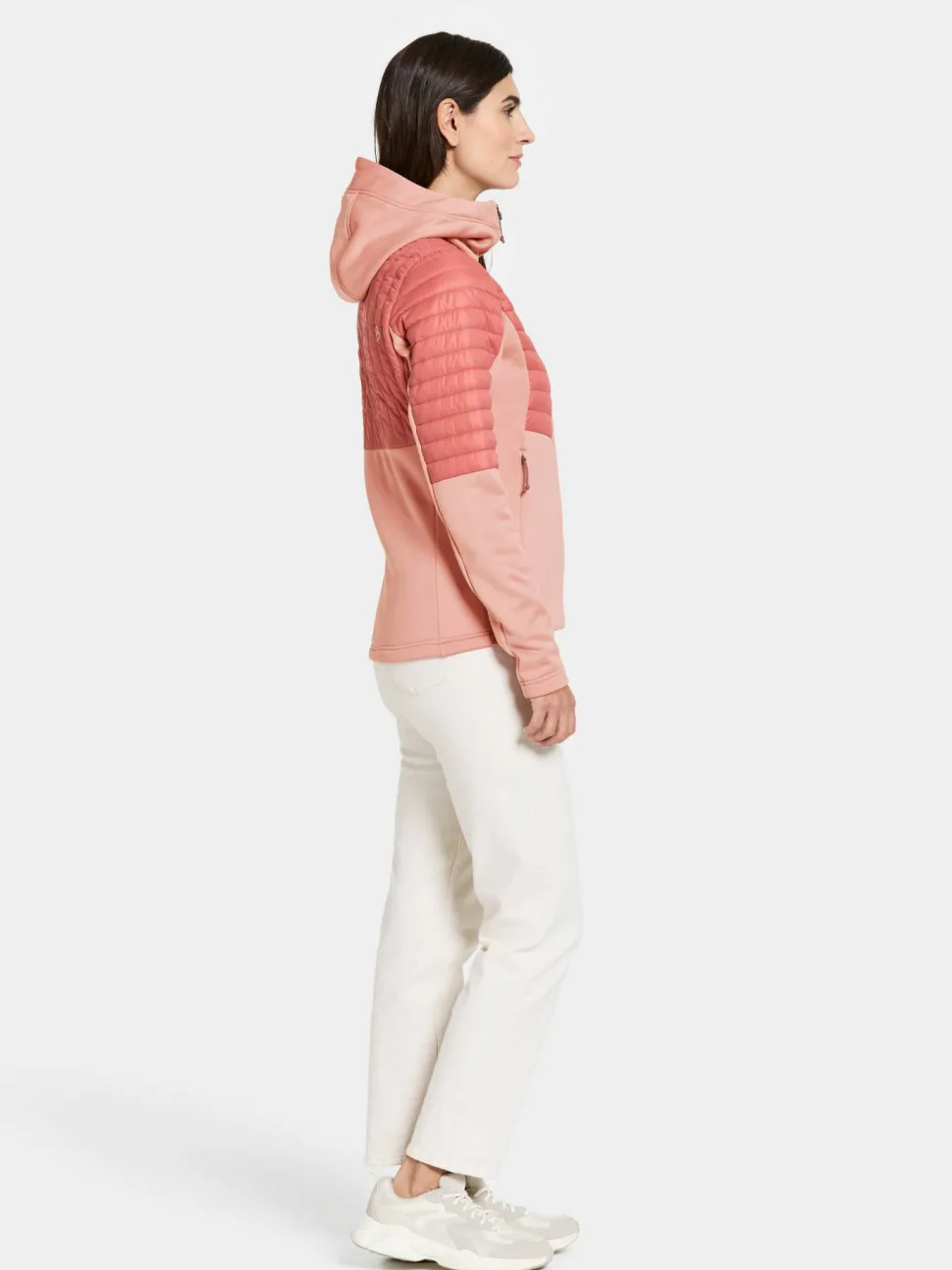 Didriksons Women's Annema Full Zip 6 Powder Pink