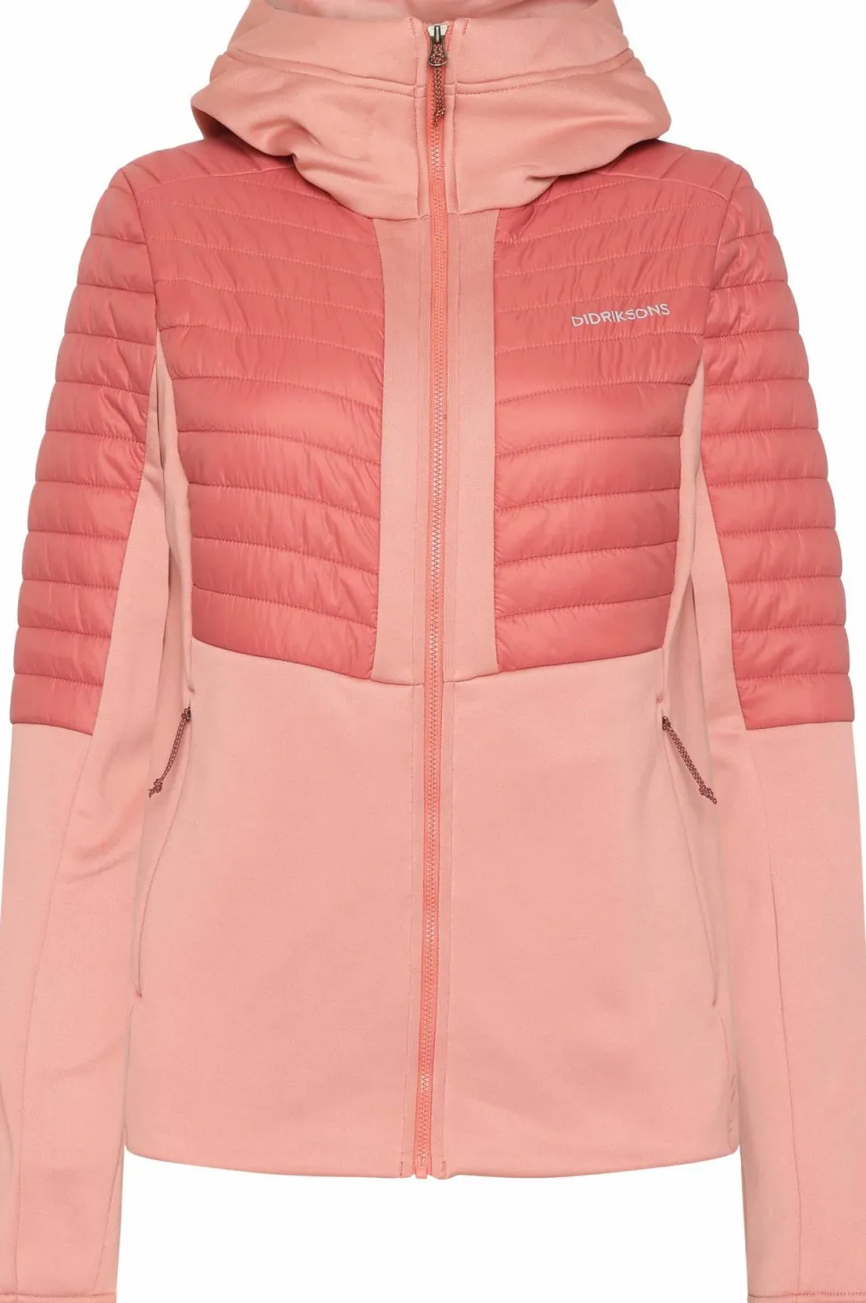 Didriksons Women's Annema Full Zip 6 Powder Pink