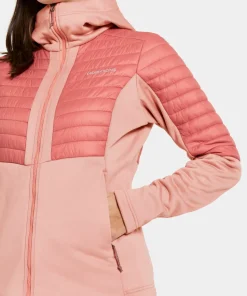 Didriksons Women's Annema Full Zip 6 Powder Pink