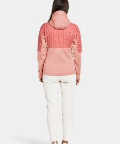 Didriksons Women's Annema Full Zip 6 Powder Pink