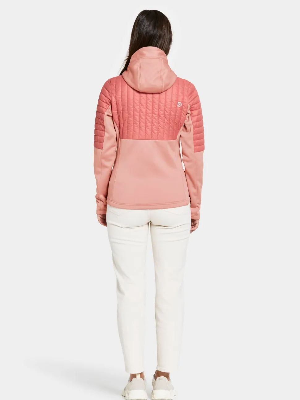 Didriksons Women's Annema Full Zip 6 Powder Pink