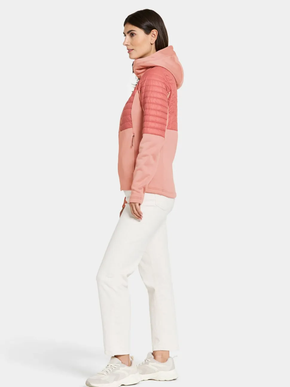 Didriksons Women's Annema Full Zip 6 Powder Pink