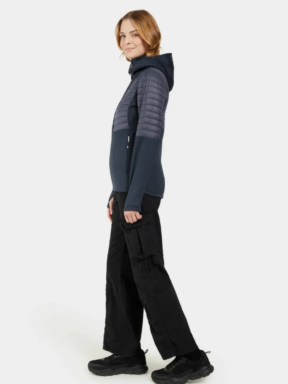 Didriksons Women's Annema Full Zip 6 Dark Night Blue