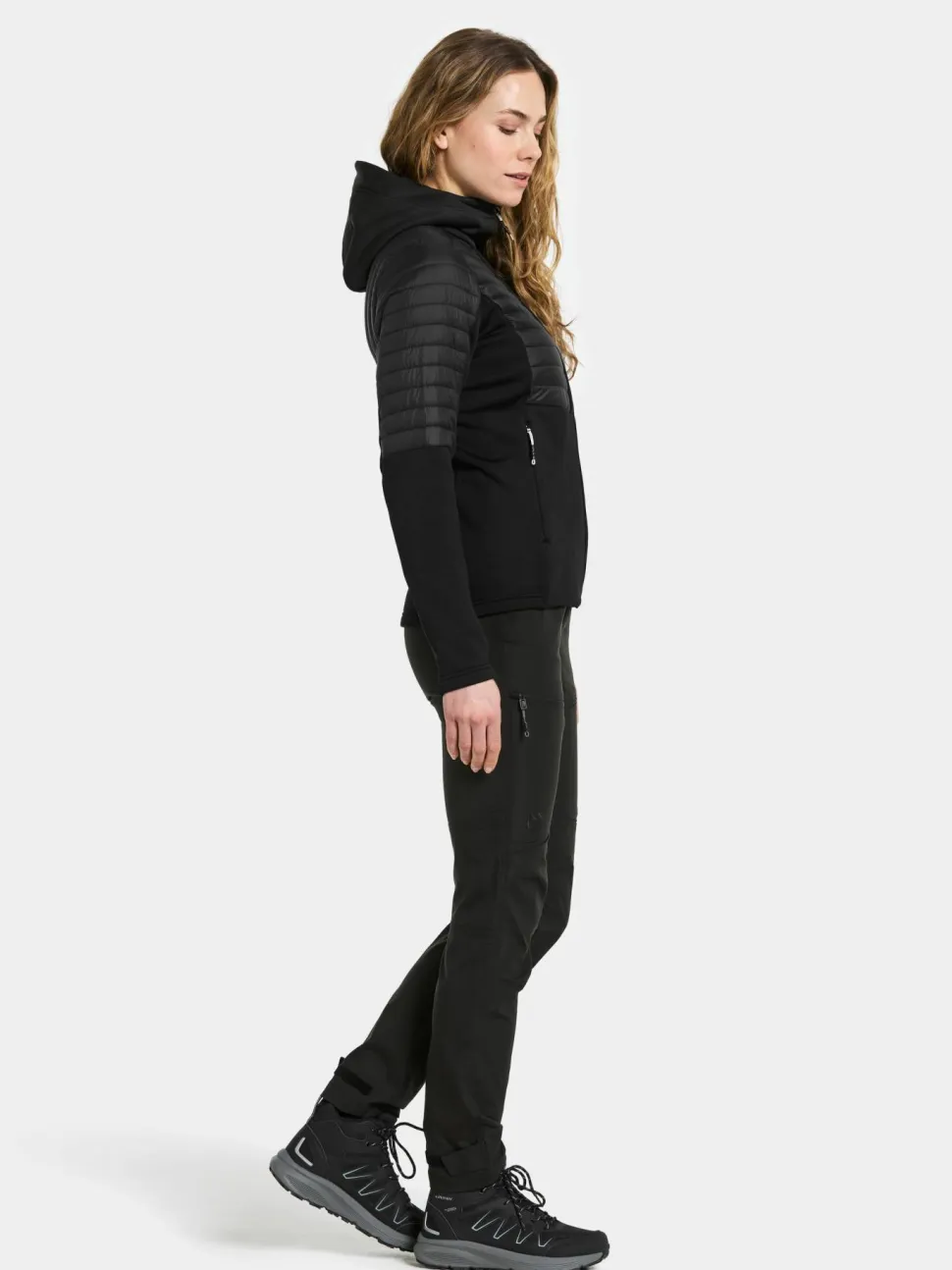 Didriksons Women's Annema Full Zip 6 Black