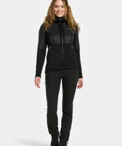 Didriksons Women's Annema Full Zip 6 Black
