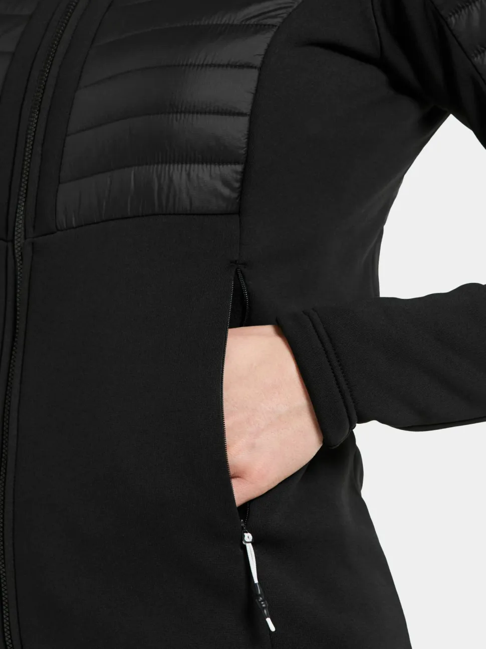 Didriksons Women's Annema Full Zip 6 Black