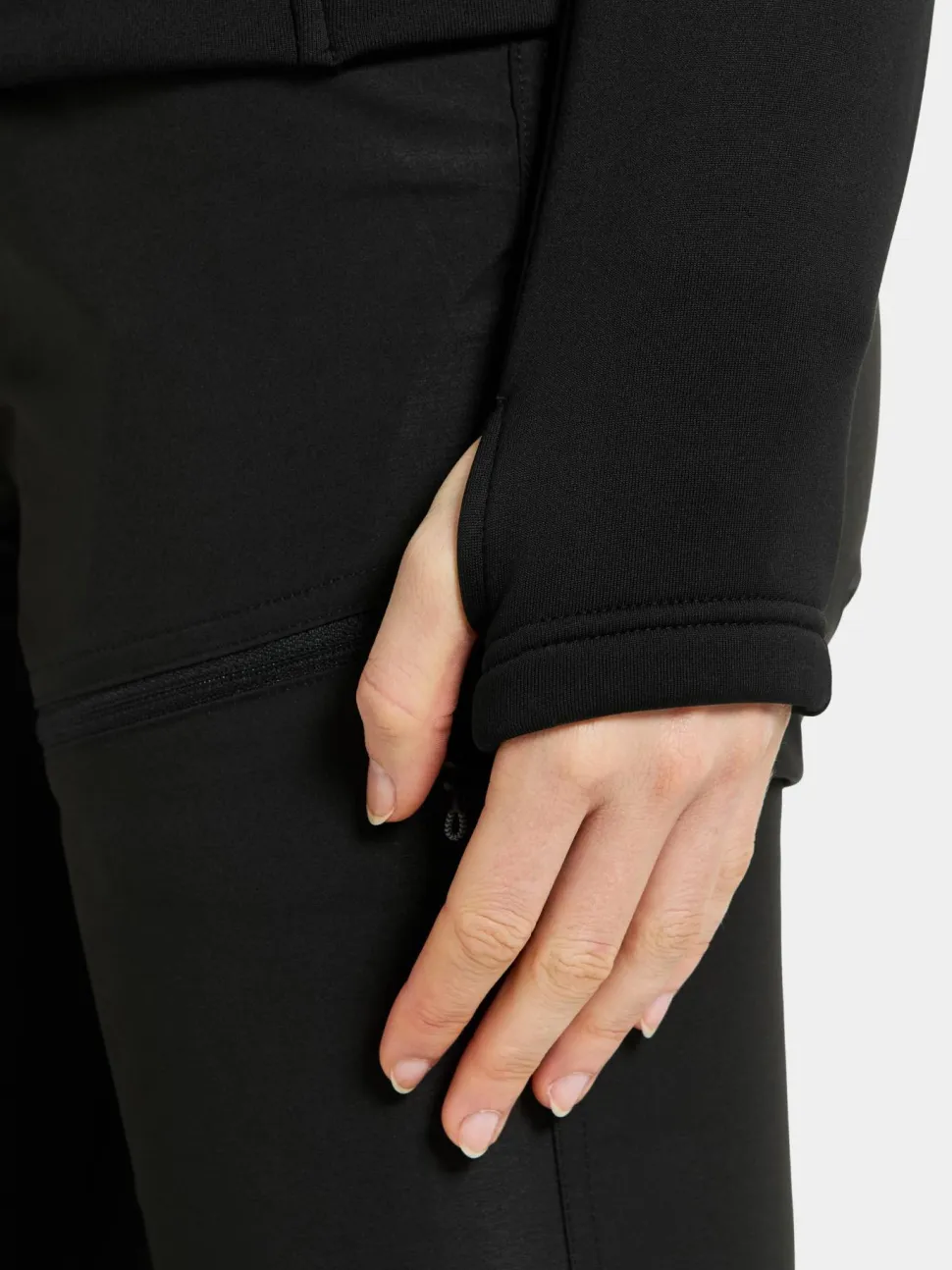 Didriksons Women's Annema Full Zip 6 Black