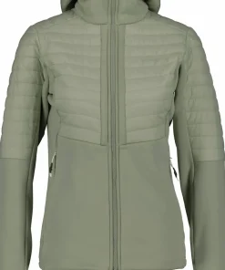 Didriksons Women's Annema Full Zip 6 Light Moss New