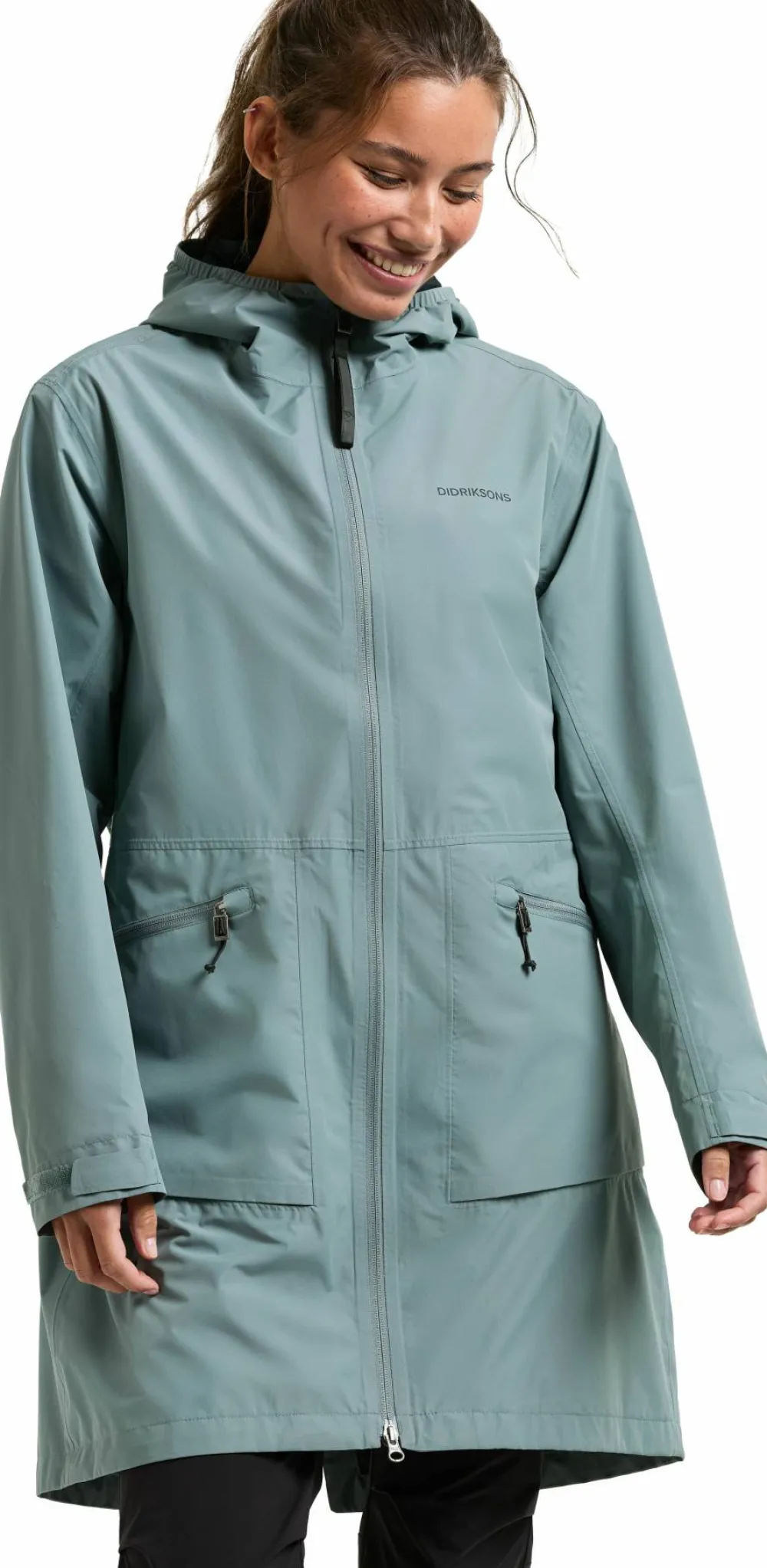 Didriksons Women's Eliana Parka Factory Blue Discount