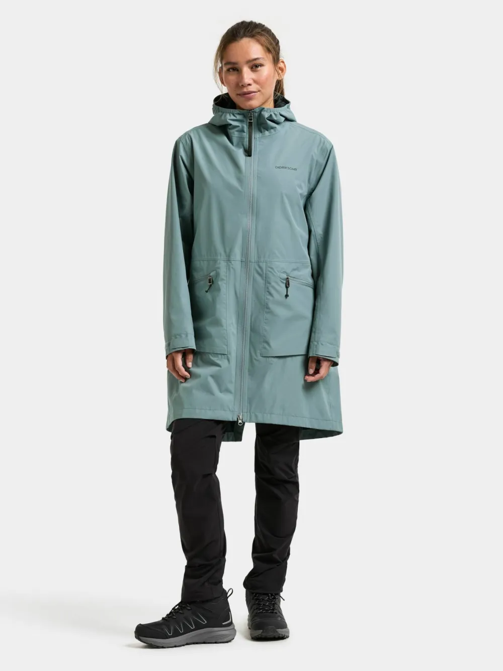 Didriksons Women's Eliana Parka Factory Blue Discount