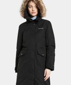 Didriksons Women's Erika Parka 3 Black New