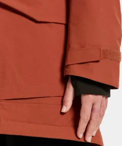 Didriksons Women's Frida Parka 7 Rust Clearance