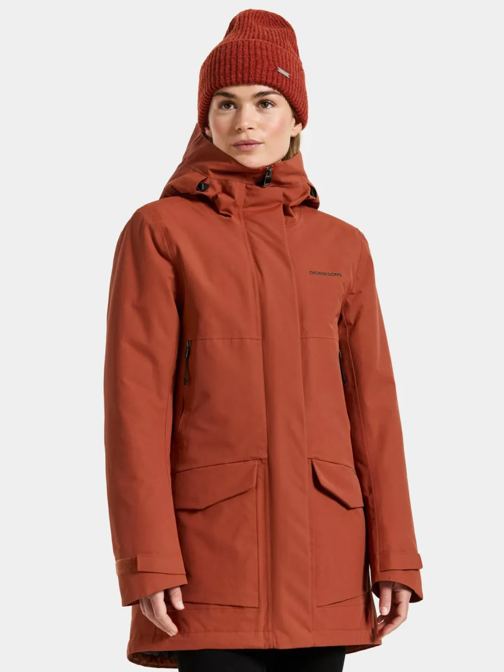 Didriksons Women's Frida Parka 7 Rust Clearance