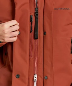 Didriksons Women's Frida Parka 7 Rust Clearance