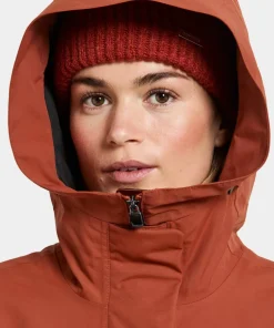 Didriksons Women's Frida Parka 7 Rust Clearance