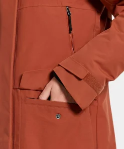 Didriksons Women's Frida Parka 7 Rust Clearance