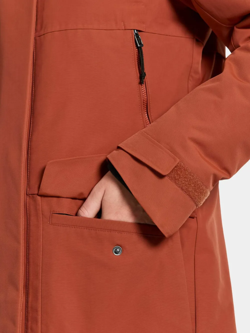 Didriksons Women's Frida Parka 7 Rust Clearance