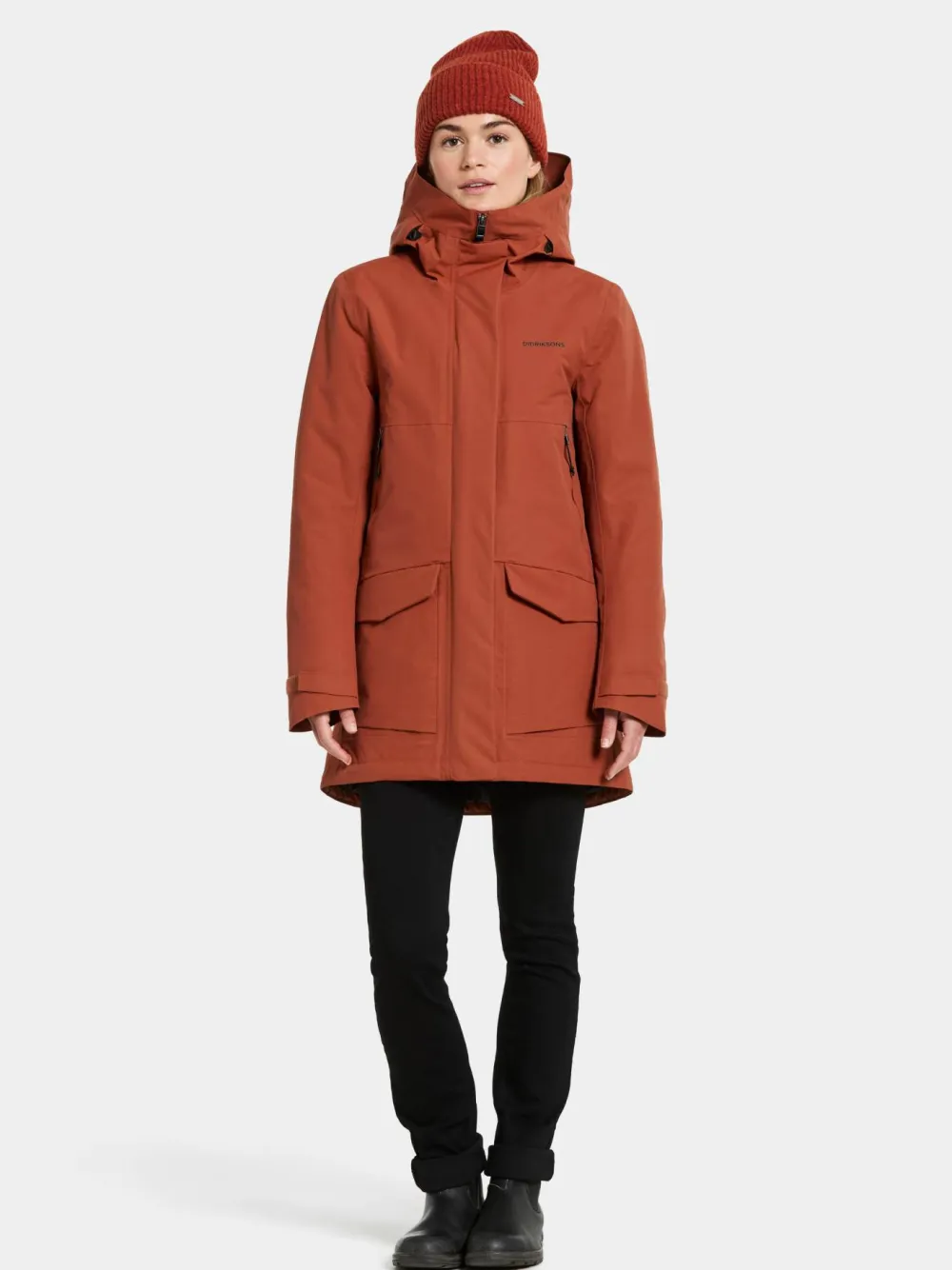 Didriksons Women's Frida Parka 7 Rust Clearance