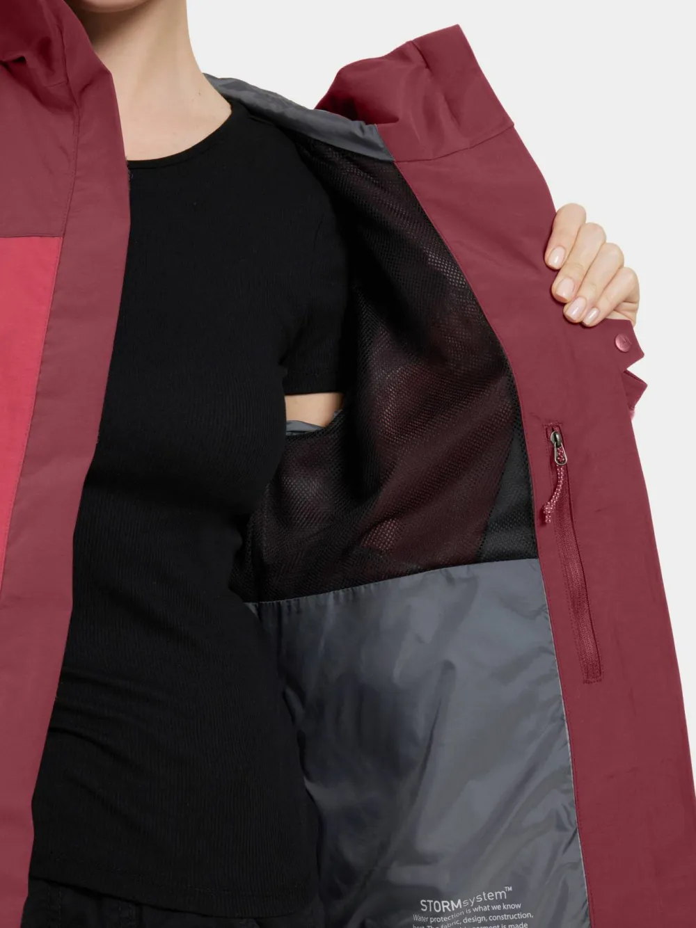 Didriksons Women's Grit Jacket 3 Anemon Red Online