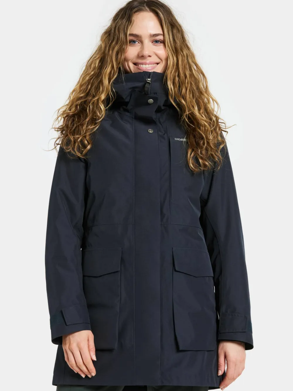 Didriksons Women's Harriet Parka Dark Night Blue New