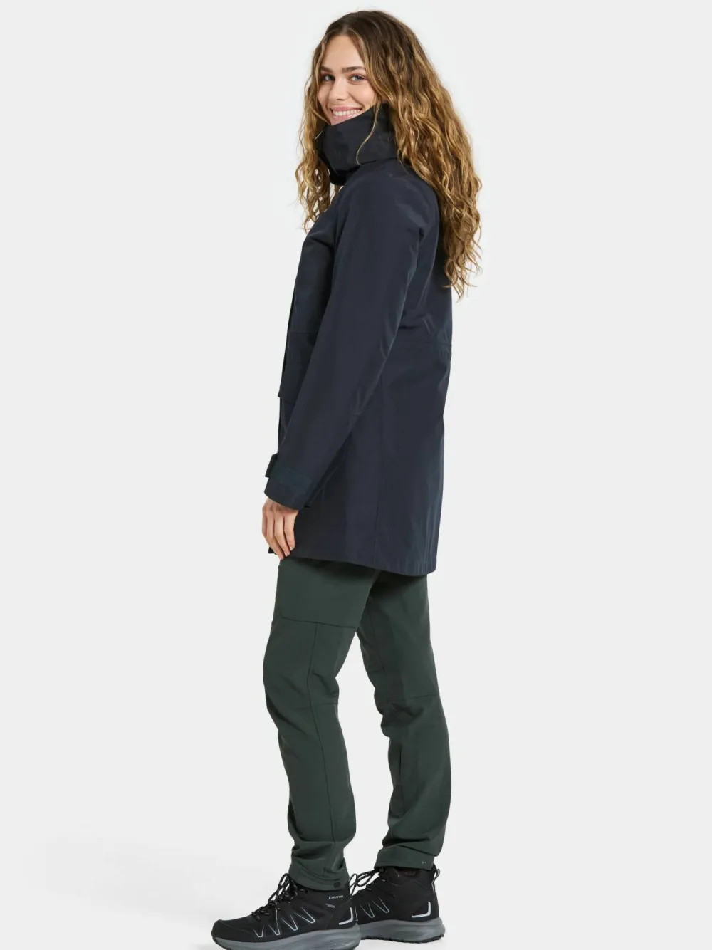 Didriksons Women's Harriet Parka Dark Night Blue New