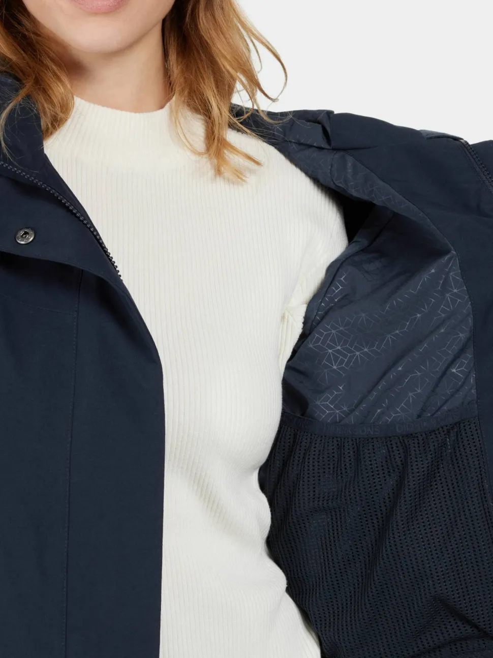 Didriksons Women's Ilma Parka 8 Dark Night Blue