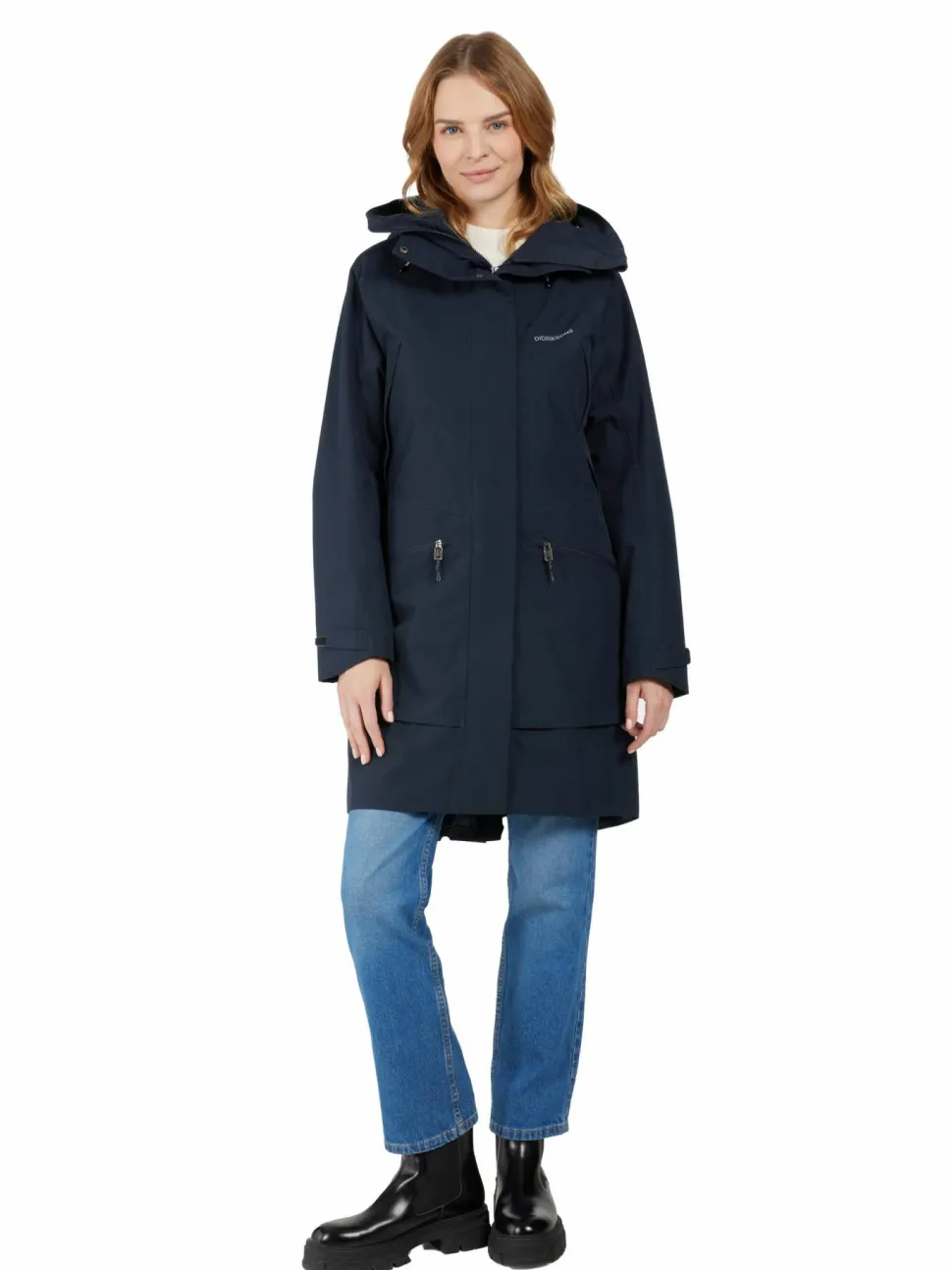 Didriksons Women's Ilma Parka 8 Dark Night Blue