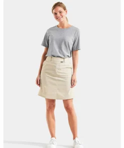 Didriksons Women's Liv Skirt 4 Light Beige