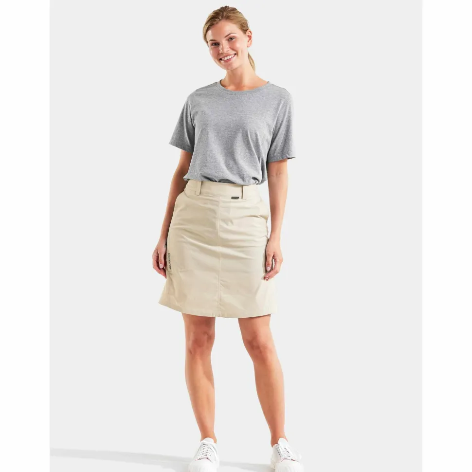 Didriksons Women's Liv Skirt 4 Light Beige