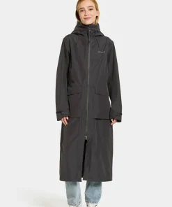 Didriksons Women's Nadja Parka Long 4 Black Sale