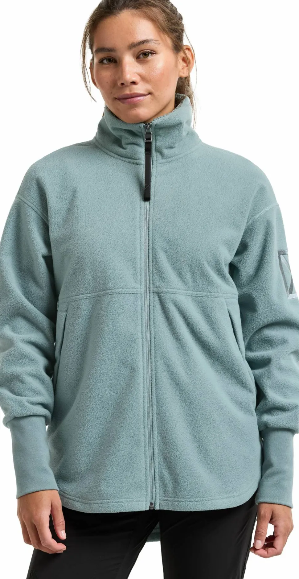 Didriksons Women's Ronja Full Zip Factory Blue