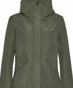 Didriksons Women's Silja Jacket Deep Green Hot