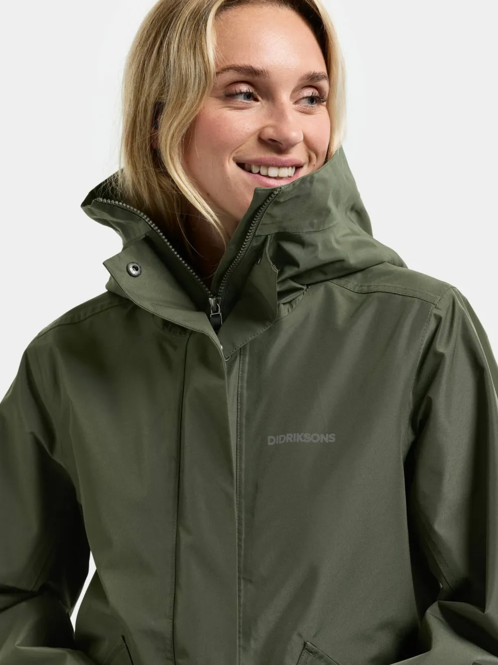 Didriksons Women's Silja Jacket Deep Green Hot
