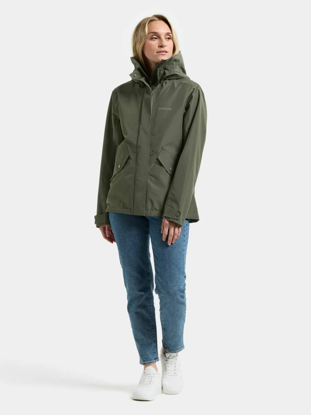 Didriksons Women's Silja Jacket Deep Green Hot