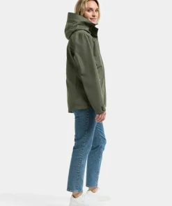 Didriksons Women's Silja Jacket Deep Green Hot