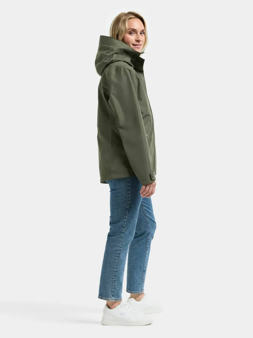 Didriksons Women's Silja Jacket Deep Green Hot