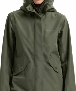 Didriksons Women's Silja Jacket Deep Green Hot