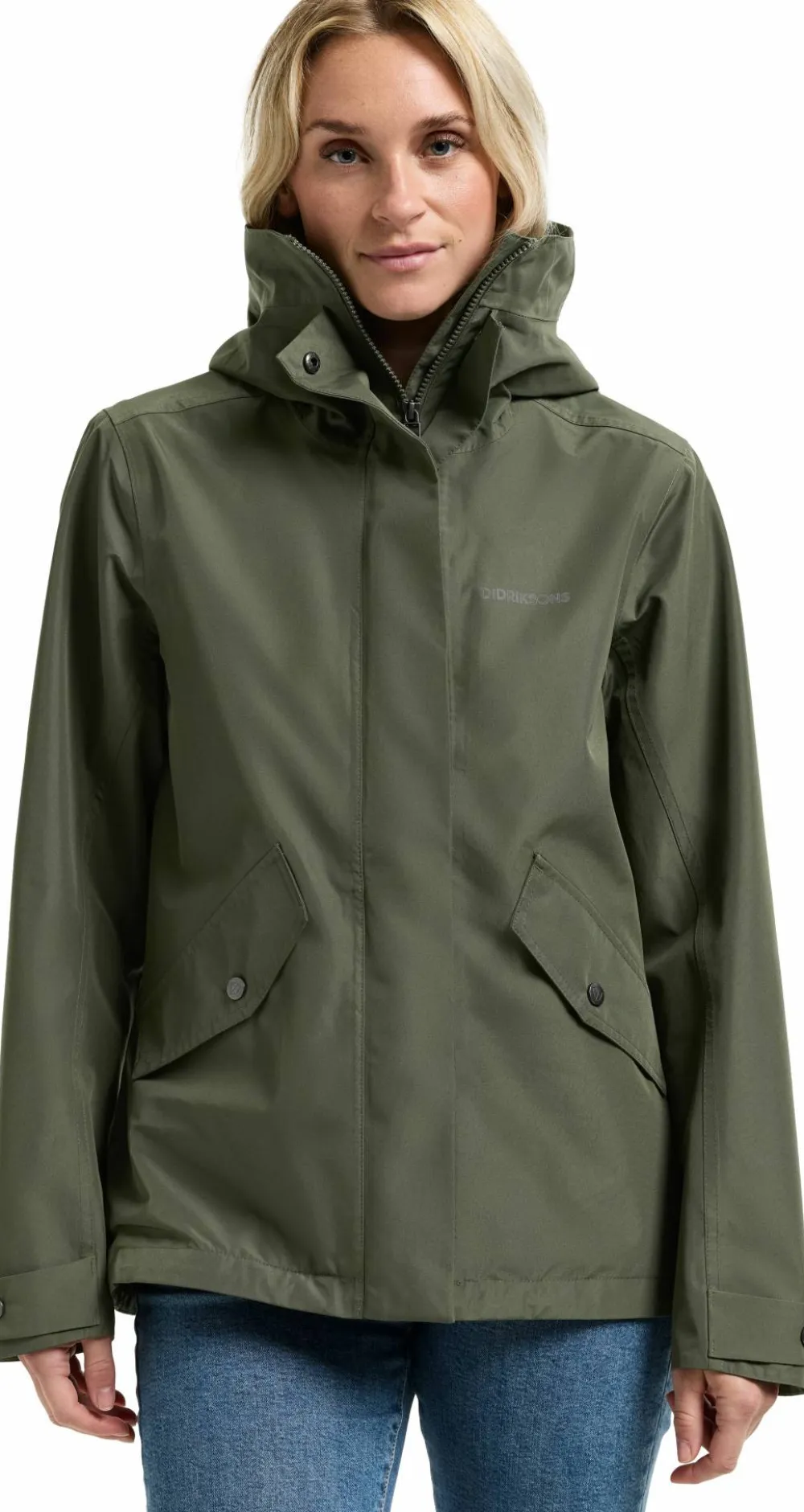 Didriksons Women's Silja Jacket Deep Green Hot