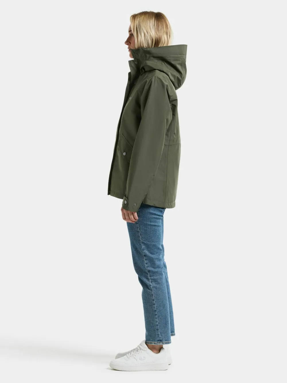 Didriksons Women's Silja Jacket Deep Green Hot