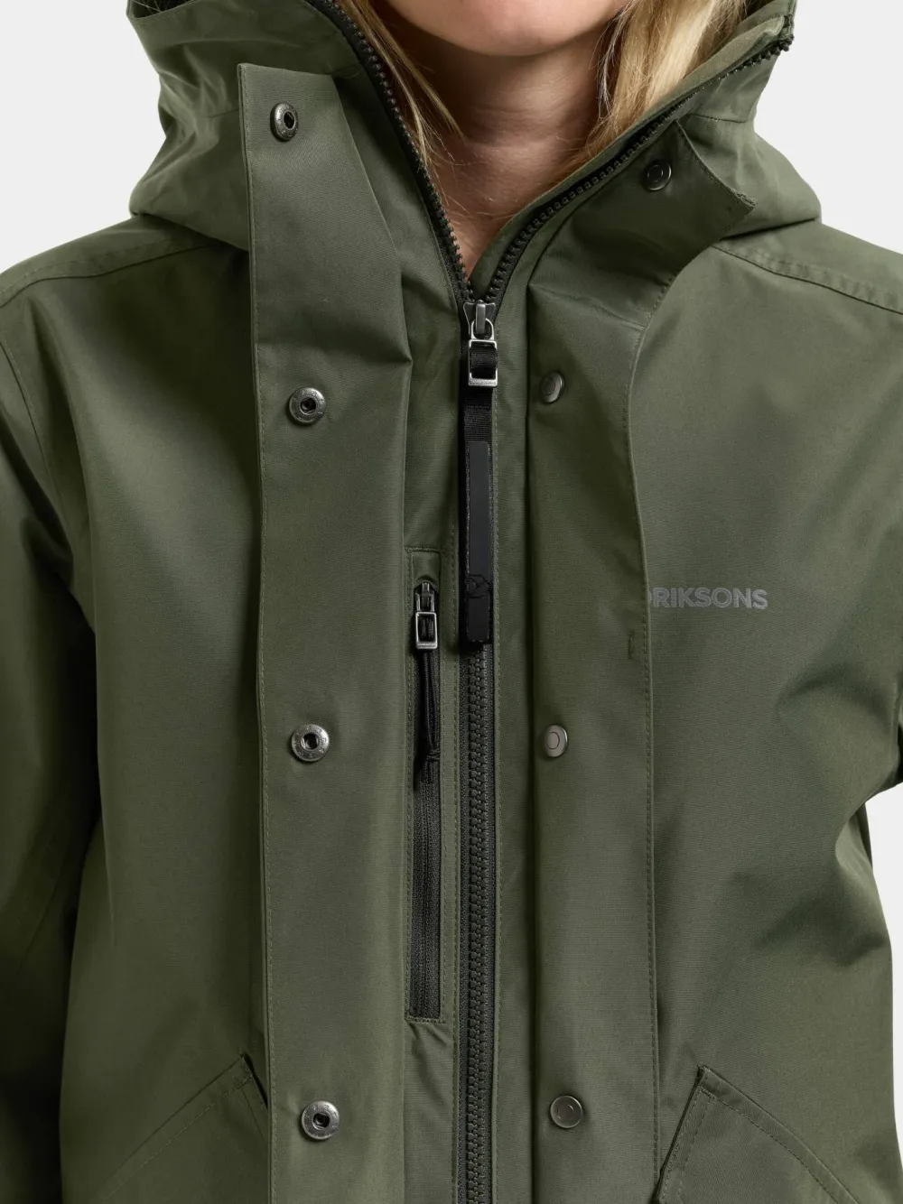 Didriksons Women's Silja Jacket Deep Green Hot