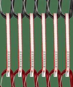 DMM Phantom Wire Quickdraw 6-Pack 18cm Matte Grey/Red