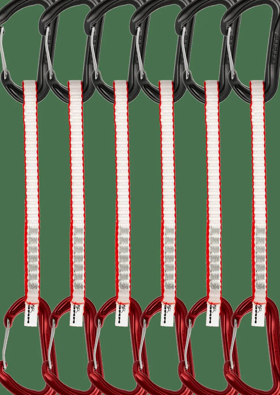 DMM Phantom Wire Quickdraw 6-Pack 18cm Matte Grey/Red