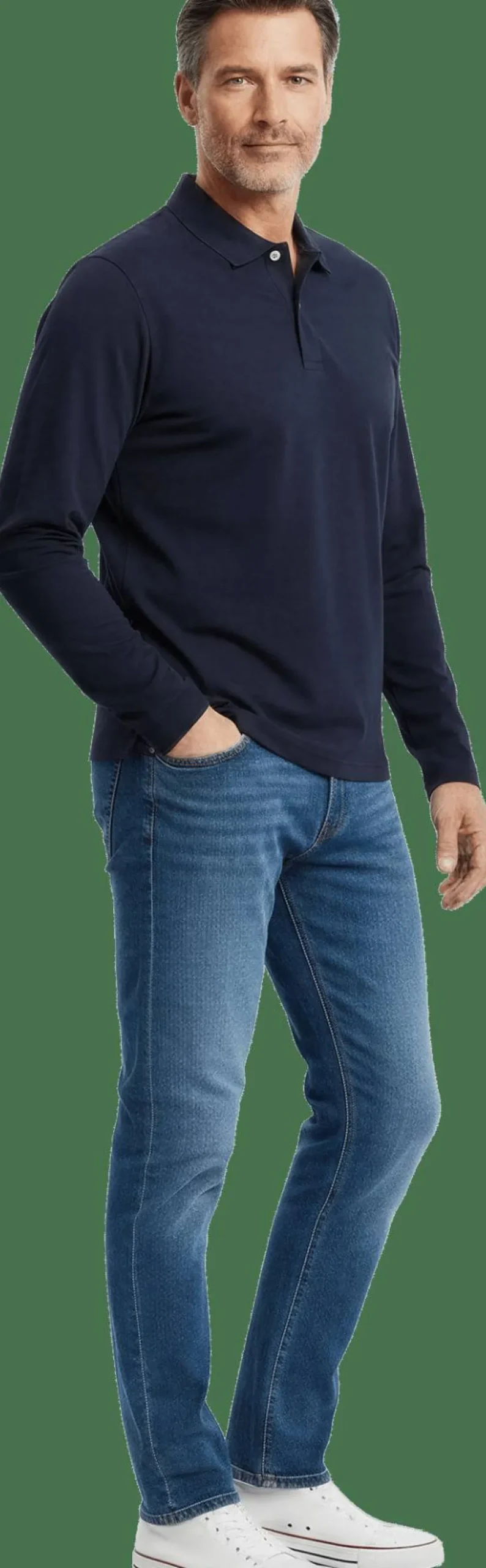 New Men's Skill Long Sleeve Performance Herrtröjor & Skjortor