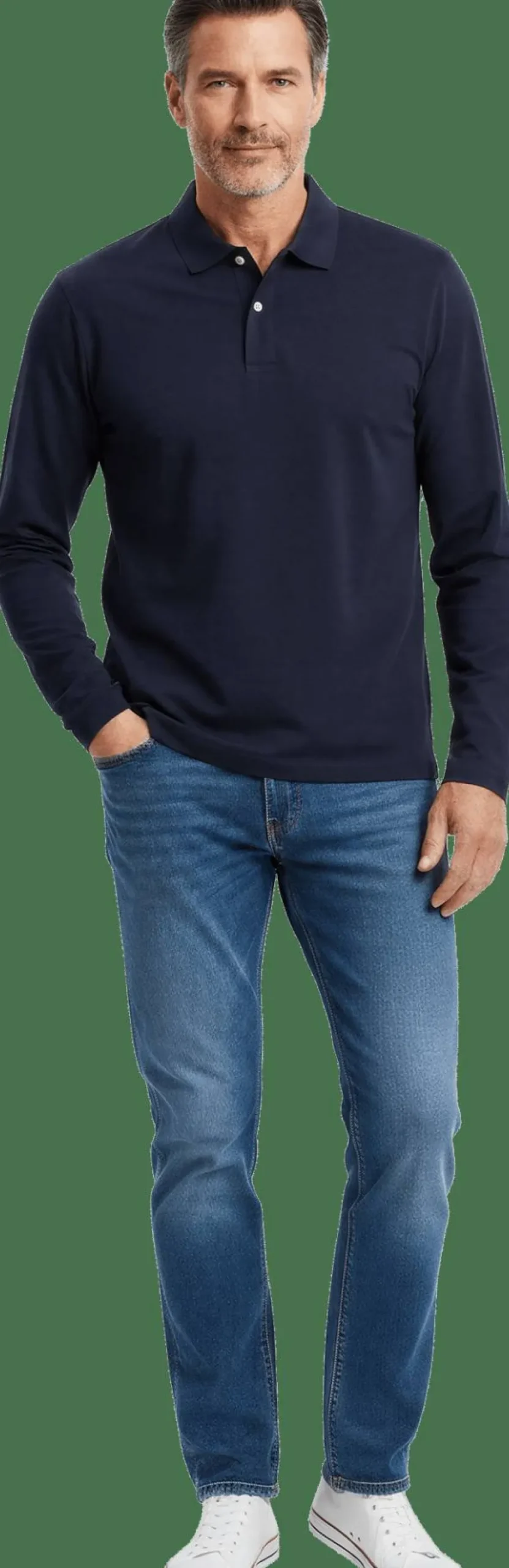New Men's Skill Long Sleeve Performance Herrtröjor & Skjortor